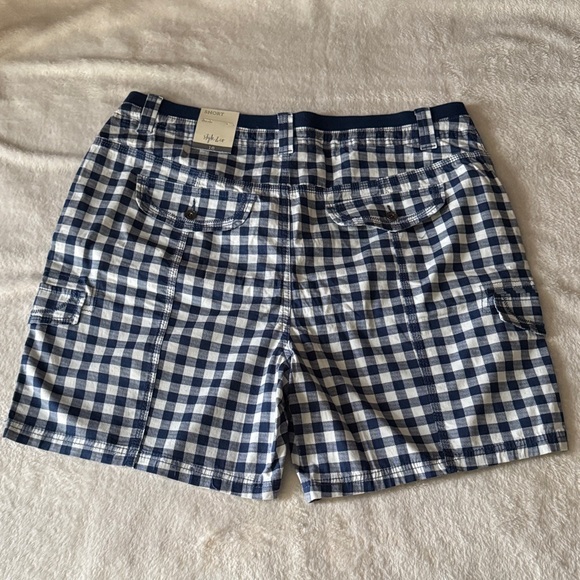 Style & Co gingham cargo shorts (size 16) - Picture 5 of 9